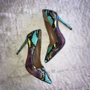 Steve Madden Snakeskin Heels